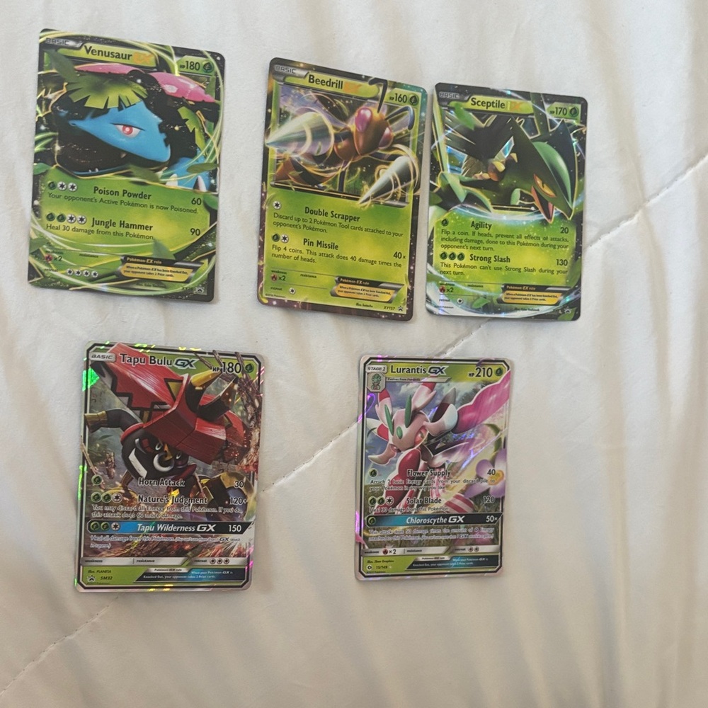 Pokemon Trading Cards Ex and Gx